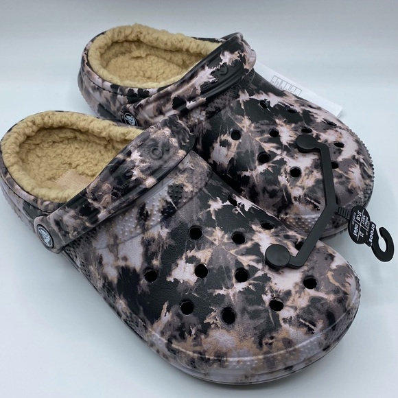 Crocs Classic lined bleach dye clog 207299-001 - Picture 1 of 9